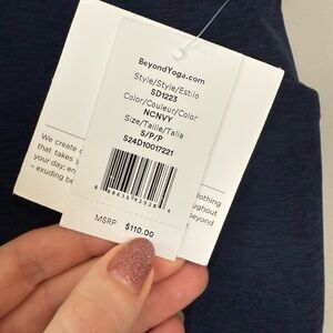 Beyond Yoga Navy Flare Leggings